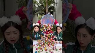 How many candies? 😂🍬🔥 squid game