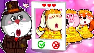 Kasper Can't Choose The Best Bride In Giant Dating Game 😅 Wolfoo And Friends + More | Kids Cartoon