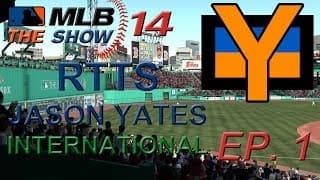 MLB 14 The Show: Road to the Show (RTTS) EP. 1 - Creation / Game 1