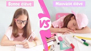 Bonne élève vs mauvaise élève BACK TO SCHOOL SKETCH// KIARA PARIS 🌸