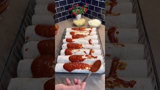 صنيه رولات الشاورما 😋