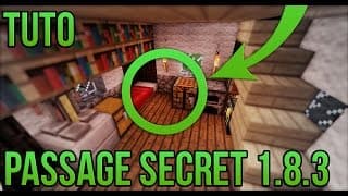 PASSAGE SECRET 1.8.3 FACILE! | Minecraft
