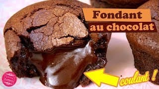 🍫 Le MEILLEUR FONDANT au CHOCOLAT au coeur COULANT 🍫