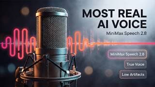 The Most ‘Real’ AI Voice I've Heard | MiniMax Speech 2.8