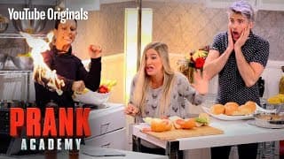 GIRL CAUGHT ON FIRE PRANK!!! | Prank Academy | Episode 1