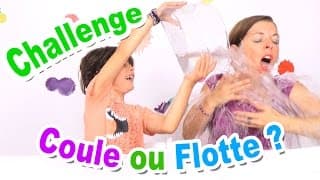 CHALLENGE COULE OU FLOTTE : Mère vs Fils ! - La famille Démo Jouets