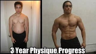 OMAR ISUF 3 Year NATURAL Body Transformation (Physique Progress)