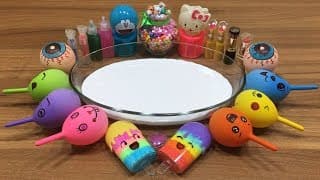 Mixing Random Things into Fluffy Slime !!! Relaxing Slime with Funny Balloons | Slime Videos #154