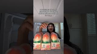 SECRETLY EATING VIRAL PEACH ICE CREAM WITHOUT YOUR FAMILY KNOWING #shorts #viral #mukbang