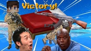 Minecraft bedwars with guns...