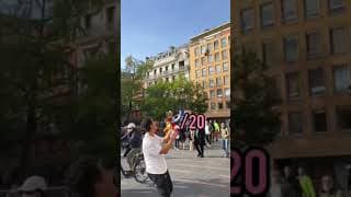 Rating stranger at foot ⚽️ in France 😱 #shorts