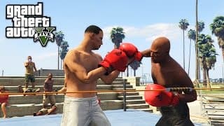 COMBAT DE BOXE SUR GTA V