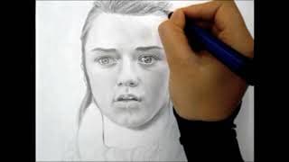 Arya Stark (Game of Thrones) Speed Drawing