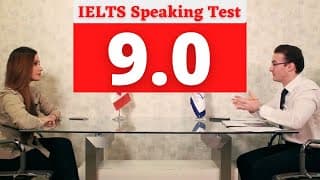 IELTS Speaking test band score 9 with feedback