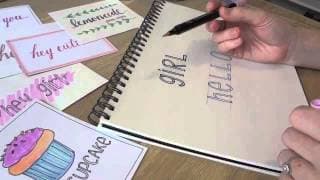 Simple Hand Lettering- A Step by Step for Beginners