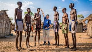 TALLEST HUMANS ON EARTH (South Sudan) - 7.5 FEET!