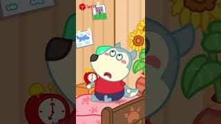 No No, The House is Flooded! 😣 Lessons on saving water #shorts #wolfoofamilyofficial