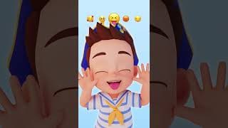 Learn Emotions with Brody! ☺️😡😢 #bebefinn  #shorts #kidssong