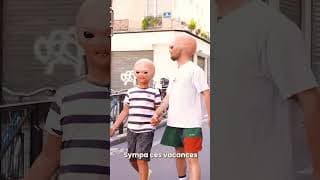 Une famille d’Alien en vacances 👽