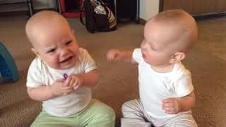 Twin Baby Girls Fight Over Pacifier 🍼