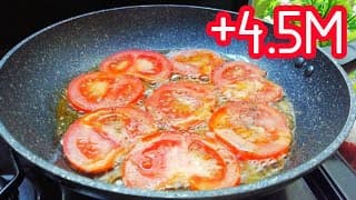 Tomato & Egg Recipe / Recette d'une Fainéante !! 🤭🤣