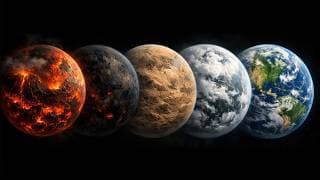 Les planètes Terres disparues - les paysages étonnants des passés lointains