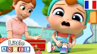 J’ai Un Gros Bobo - Bébé Louis se cogne le genou - Comptines Little Angel Francais