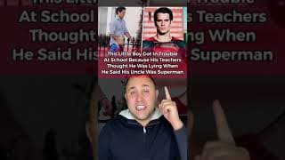 THIS LITTLE BOY GOT IN TROUBLE AT SCHOOL BECAUSE HIS TEACHERS THOUGHT HE WAS LYING