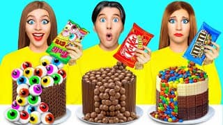 Défi de décoration de gâteaux | Mukbang drôle Multi DO Challenge