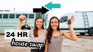 TINY HOUSE SWAP | van life vs. bus life