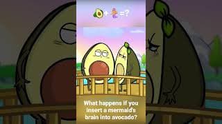 Avocado + Mermaid #shorts