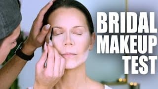 MY WEDDING MAKEUP | Tati and James Wedding