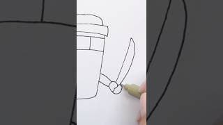 Learn to Draw 5 Crazy Italian Brainrot Animals #shorts