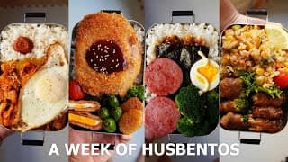 [ #24 A WEEK OF HUSBAND BENTOS ] a week I couldn’t survive 🙃