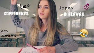 LES DIFFÉRENTS TYPES D'ÉLÈVES... EN COURS