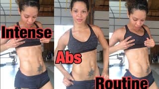 Intense abs routine/ Intense abs routine at home/ exercises for belly flat/ Ejercicios abdominales
