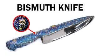 Making a bismuth knife to undo an injustice