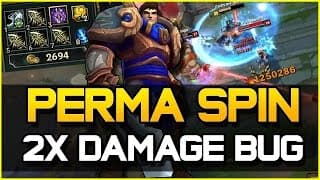 PERMA SPIN 2x DMG BUG - URF Garen GOD MODE | League of Legends