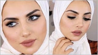 مكياج خفيف وبسيط للمحجبات | بدون كريم اساس