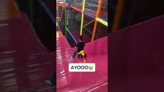 Lil bro TOOK OFF 😅💨