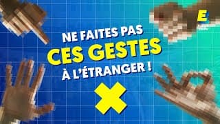 Ne faites pas ces gestes à l'étranger ! 🖐👌 #shorts