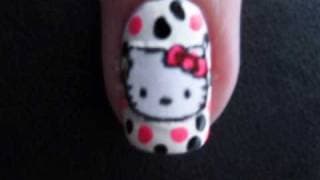 Hello Kitty Nails