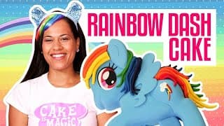How To Make A RAINBOW DASH MY LITTLE PONY out of CAKE | Yolanda Gampp | How To Cake It