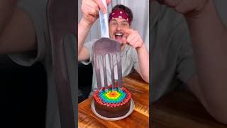 How to enjoy CHOCOLATE CAKE with your friend?😅❤️🍰| CHEFKOUDY