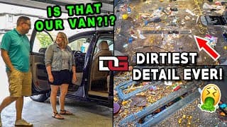 Deep Cleaning The NASTIEST Vehicle I've Ever Seen! | Insane 18 hour Detailing Transformation!
