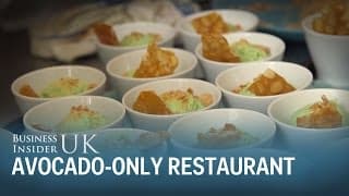 Pop-up restaurant only serves avocado food and drink