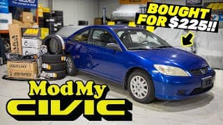 Quick and Easy HONDA CIVIC Build - PT1 (Pimp My Civic)