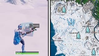 "TROUVER DES NAINS DE JARDIN GLACÉS" DEFI SEMAINE 6 sur FORTNITE BATTLE ROYALE !