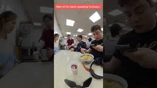 Wait for her funny reaction when the white guy busts out perfect Chinese