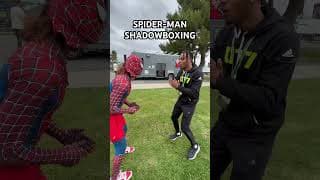 SHADOWBOXING SPIDERMAN!!